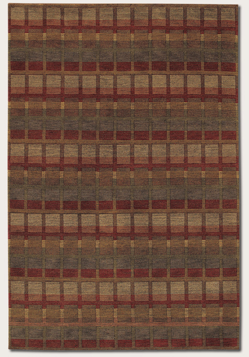 Couristan Area Rug Pokara Wool: Symmetry, Multicolor