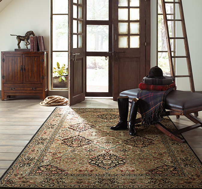 Karastan Rug. Empress Kirman, Living Room Scene