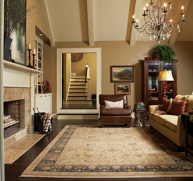 Karastan Rug, Persian Garden, Living Room Scene